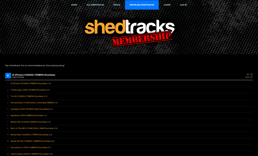 Shedtracks Membership (All Shedtracks Included)